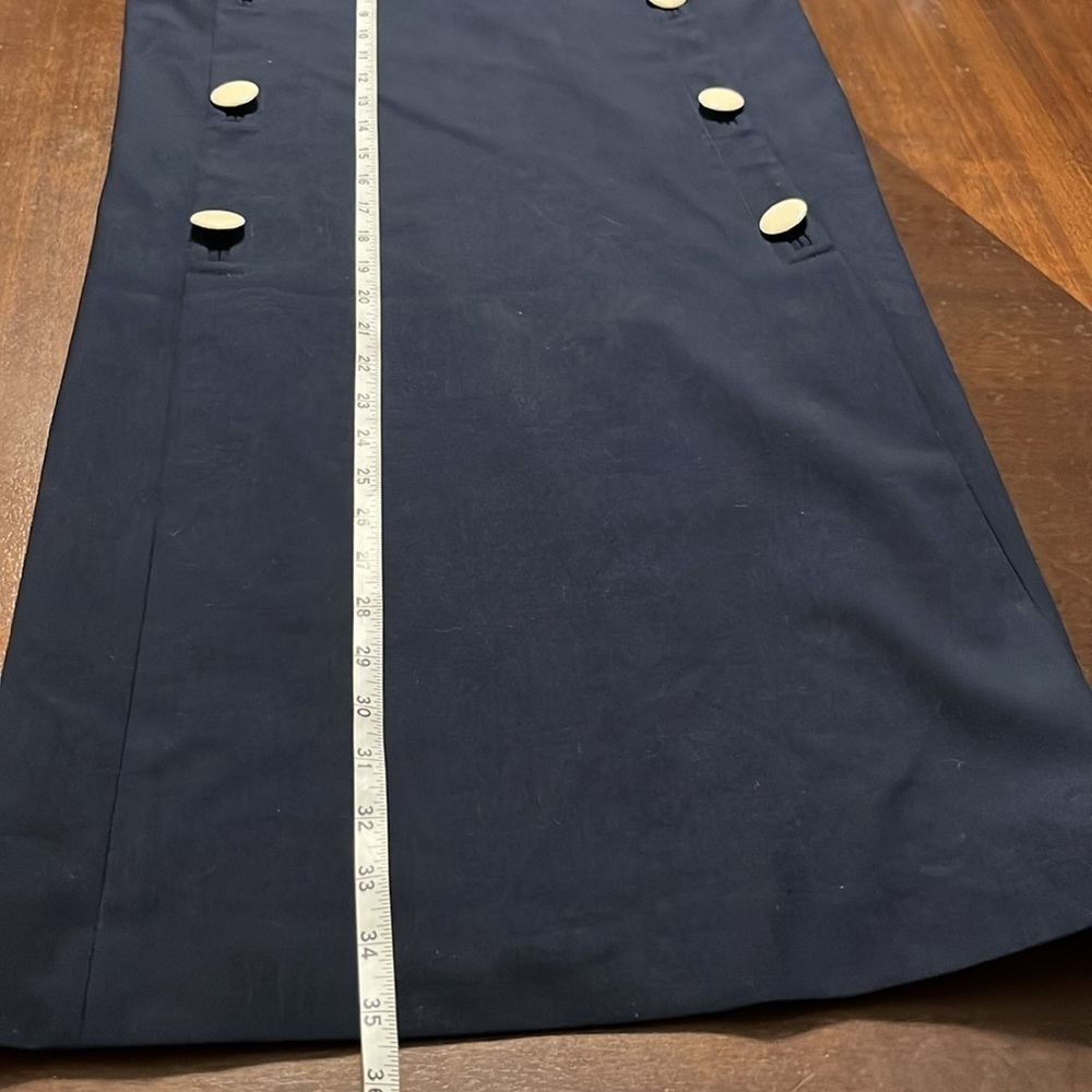 Tory Burch Navy Mini Dress Button - Picture 12 of 15